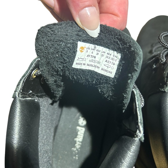 🔥LIKE NEW🔥 Timberland Women’s Jayne 6" Waterproof Black Suede Nubuck Sz 8 - Picture 14 of 14